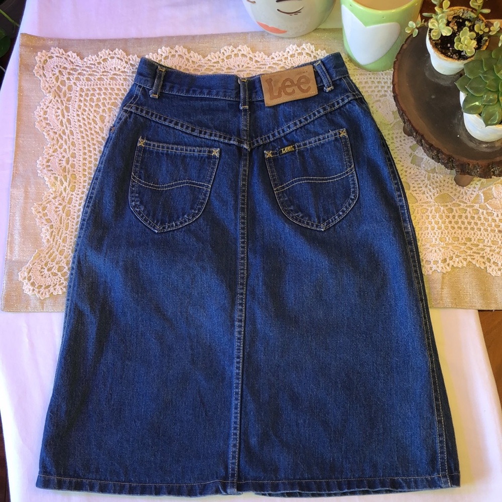Vintage Lee Denim Skirt size 24